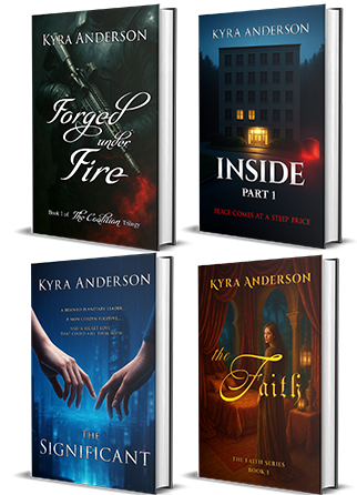 Kyra Anderson Novels Cover Compilation